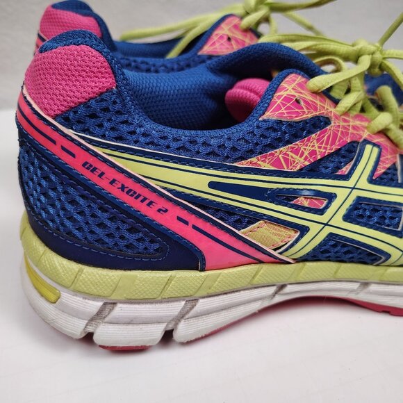 ASICS Gel Excite 2 Running Training Shoes Women's 8.5 Bright Neon Active - Picture 9 of 11